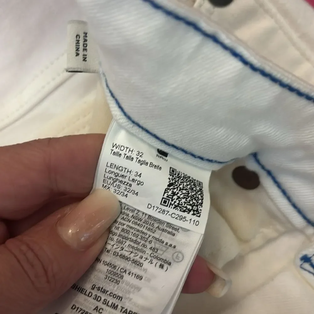 G-Star RAW White Jeans